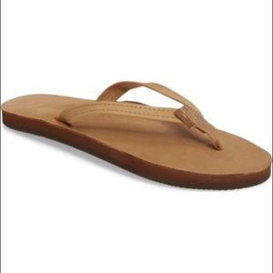 [SOLD] NEW Rainbow Narrow Strap Sandal Slippers XL